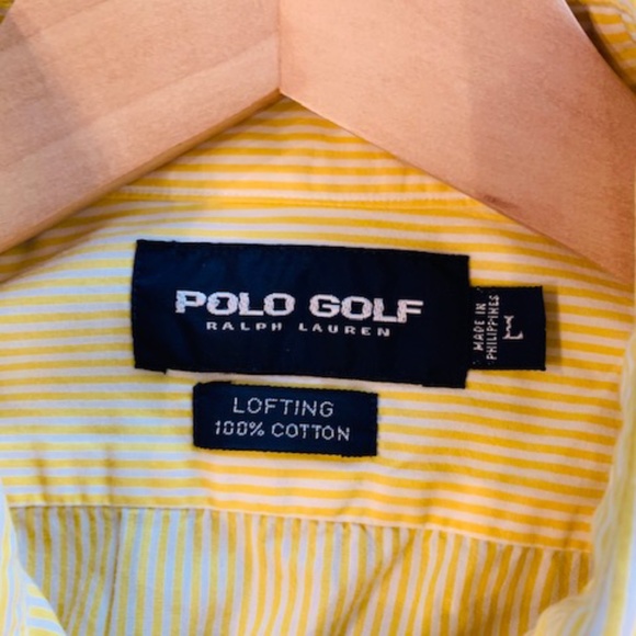 Polo Golf Men's L/S Striped Woven Shirt - Picture 5 of 9